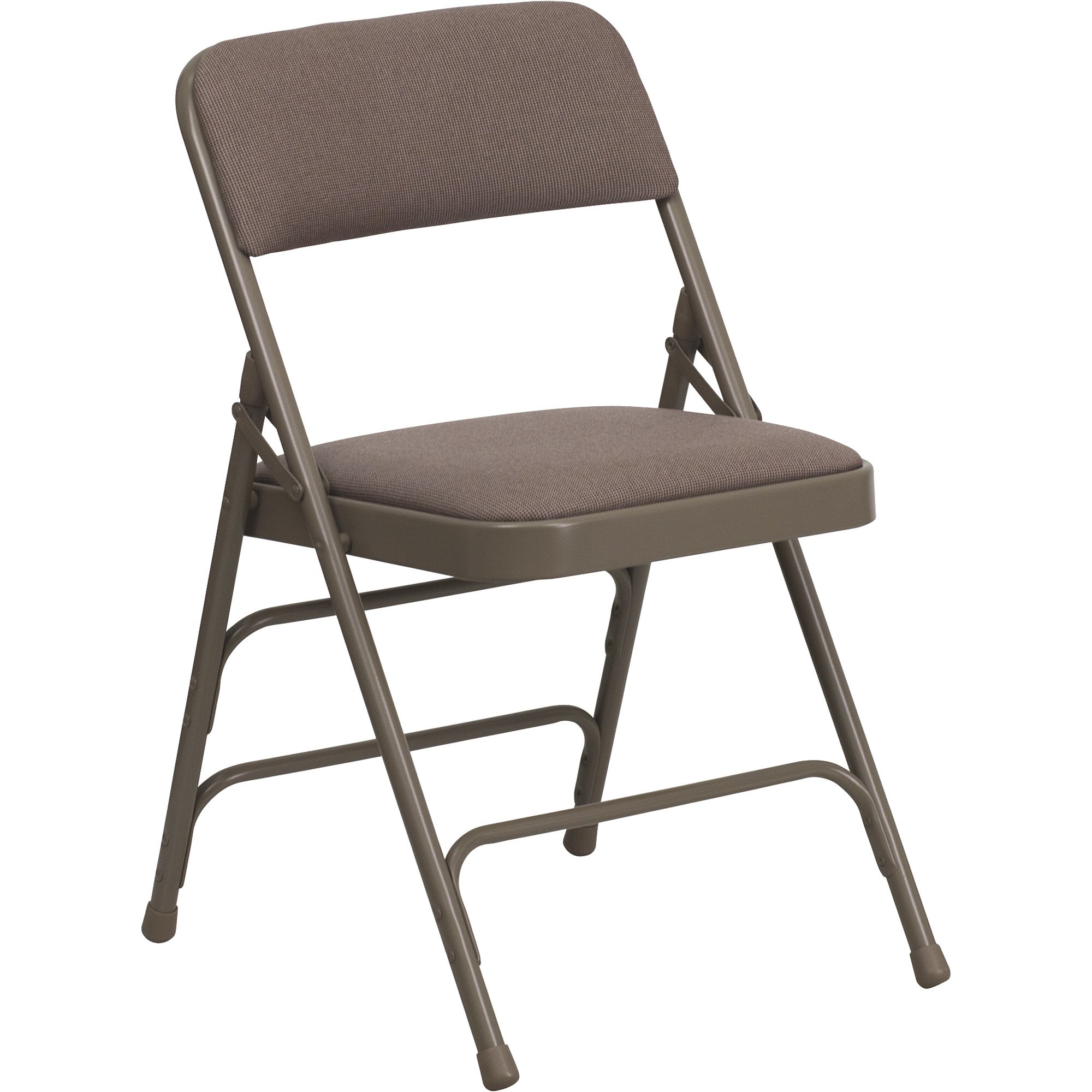 Flash Furniture Fabric Metal Folding Chair with 1in. Padded Seat, 18.5in.W x 19in.D x 30in.H